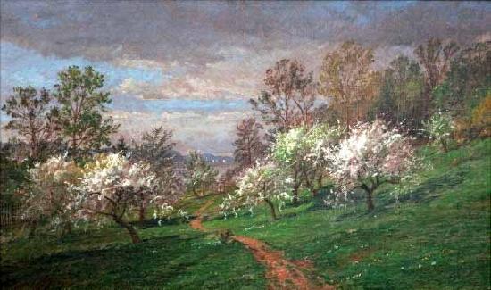 Apple Blossoms, Jasper Francis Cropsey